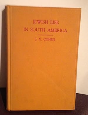 Seller image for Jewish Life in South America: A Survey Study for The American Jewish Congress. for sale by Henry E. Lehrich