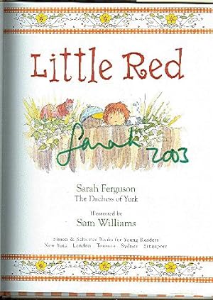 Imagen del vendedor de LITTLE RED with book promo a la venta por ODDS & ENDS BOOKS