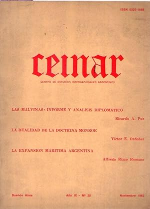 CEINAR - No. 20. Año IX, noviembre 1983