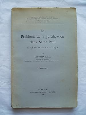 Seller image for Le problme de la justification dans Saint Paul : tude de thologie biblique for sale by Expatriate Bookshop of Denmark
