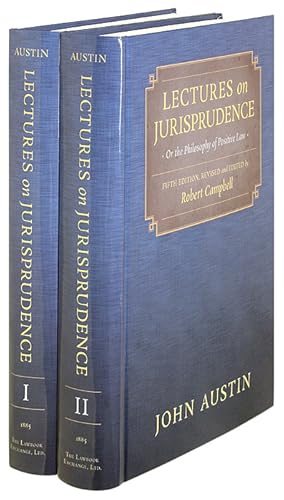 Lectures on Jurisprudence or the Philosophy of Positive Law. 5th ed.