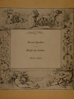 BRIEFE AUS ITALIEN 1812-1830.