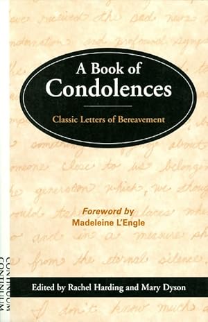A Book of Condolences: Classic Letters of Bereavement