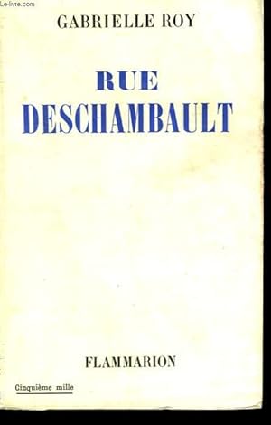 Bild des Verkufers fr RUE DESCHAMBAULT. zum Verkauf von Le-Livre