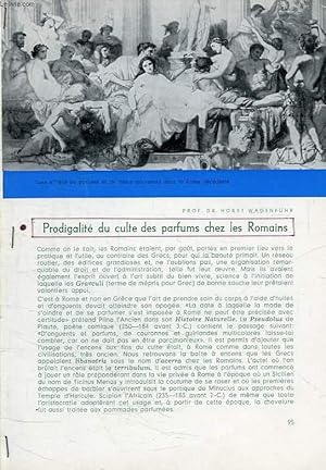Bild des Verkufers fr PRODIGALITE DU CULTE DES PARFUMS CHEZ LES ROMAINS zum Verkauf von Le-Livre