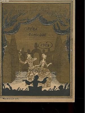 Immagine del venditore per PROGRAMME - LOUISE - SAISON 1929 - 1930 - DIMANCHE 6 OCTOBRE 1929 venduto da Le-Livre