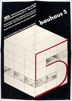 Two Original Bauhaus Exhibition Posters (5 & 6) Galerie am Sachsenplatz