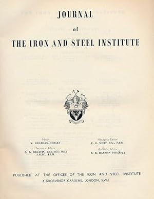 Imagen del vendedor de The Journal of the Iron and Steel Institute. Volume 167. 1951, Part 1 a la venta por Barter Books Ltd