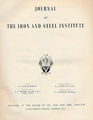 Image du vendeur pour The Journal of the Iron and Steel Institute. Volume 176. 1954, Part 1 mis en vente par Barter Books Ltd