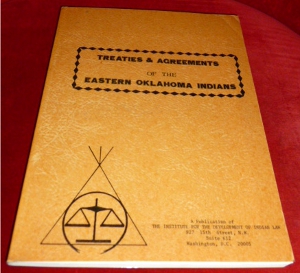 Image du vendeur pour Treaties & Agreements of the Eastern Oklahoma Indians. mis en vente par Antiquariat Clement