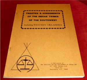 Image du vendeur pour Treaties & Agreements of the Indian Tribes of the Southwest. Including Western Oklahoma. mis en vente par Antiquariat Clement