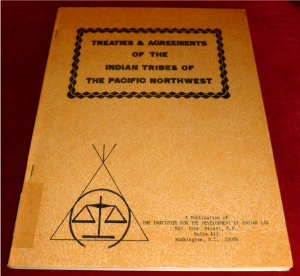 Image du vendeur pour Treaties & Agreements of the Indian Tribes of the Pacific Northwest. mis en vente par Antiquariat Clement