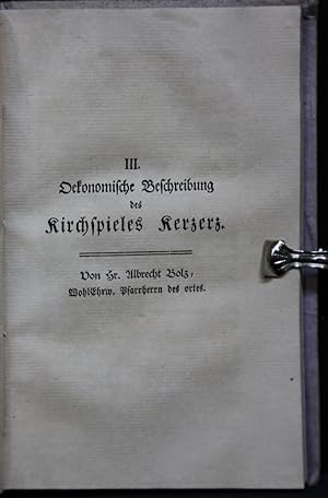 Ökonomische Beschreibung des Kirchspieles Kerzerz. S. 69-90 in: Abhandlungen und Beobachtungen du...