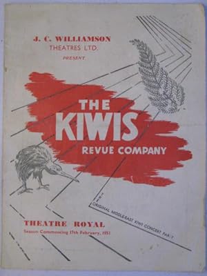 Kiwi Revue Company : Souvenir Programme: J.C. Williamson Theatres Ltd : Presents The Kiwis Revue ...