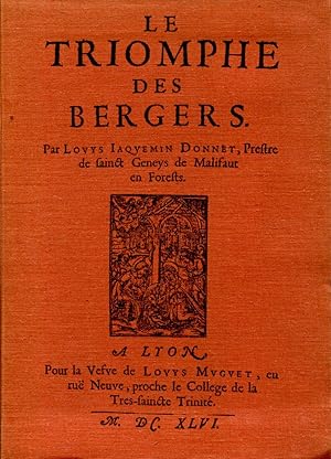 Seller image for Le triomphe des bergers for sale by Sylvain Par