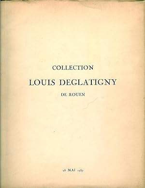 Imagen del vendedor de Aquarelles, dessins, goauches, pastels, tableaux anciens & trs belles gravures de la collection de Louis Glatigny de Rouen.Vente du 28 mai 1937. a la venta por Bouquinerie Aurore (SLAM-ILAB)