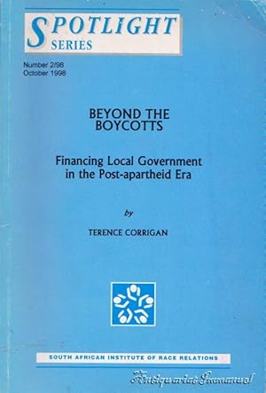 Seller image for Beyond the boycotts: Financing local government in the post-apartheid era. for sale by Antiquariat Immanuel, Einzelhandel