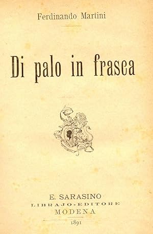 Bild des Verkufers fr DI PALO IN FRASCA. zum Verkauf von studio bibliografico pera s.a.s.