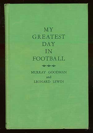 Imagen del vendedor de My Greatest Day in Football a la venta por Between the Covers-Rare Books, Inc. ABAA