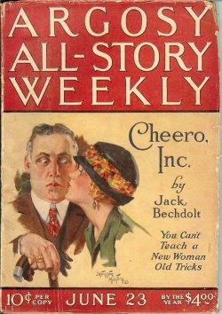 Imagen del vendedor de ARGOSY ALL-STORY Weekly: June 23, 1923 a la venta por Books from the Crypt