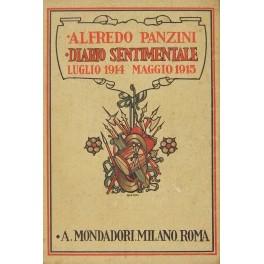 Imagen del vendedor de Diario sentimentale dal Luglio 1914 al Maggio 1915 a la venta por Libreria Antiquaria Giulio Cesare di Daniele Corradi