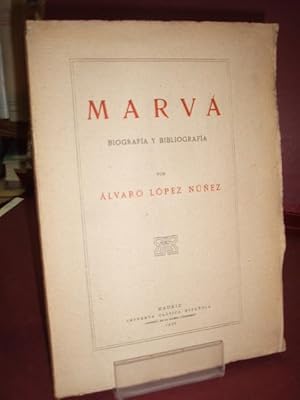 Imagen del vendedor de MARVA LOPEZ NUEZ ALVARO 1926 a la venta por LIBRERIA ANTICUARIA SANZ