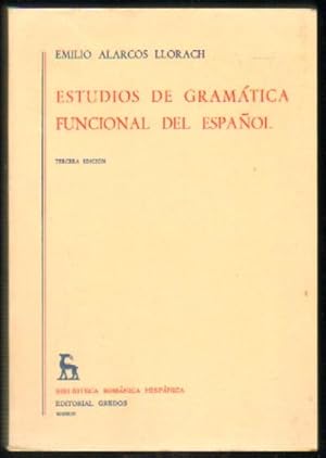 ESTUDIOS DE GRAMATICA FUNCIONAL DEL ESPAÑOL