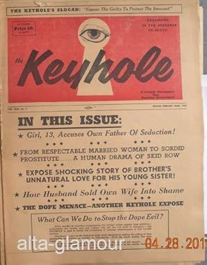 Image du vendeur pour THE KEYHOLE Vol. 18, No. 7, February 1952 mis en vente par Alta-Glamour Inc.