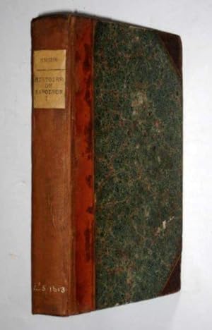 Seller image for Histoire de Napolon et de la Grande-Arme pendant l'anne 1812. Tome I (of 2) only. for sale by Tony Hutchinson