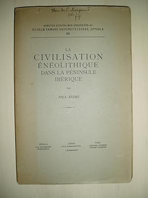 Seller image for La civilisation eneolithique dans la peninsula iberique for sale by Expatriate Bookshop of Denmark