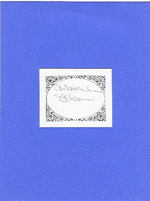 Seller image for **SIGNED BOOKPLATES/AUTOGRAPHS by author DEBORAH BLUM** for sale by ODDS & ENDS BOOKS