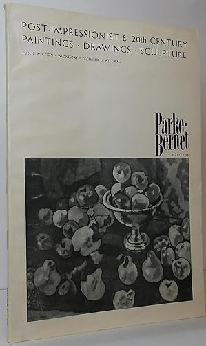 Image du vendeur pour Post-Impressionist & Twentieth Century Paintings, Drawings, and Sculpture mis en vente par Stephen Peterson, Bookseller