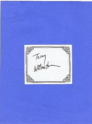 SIGNED BOOKPLATES/AUTOGRAPHS by author TERRY WOLVERTON
