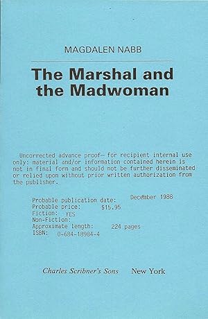 Seller image for THE MARSHAL AND THE MADWOMAN for sale by SCENE OF THE CRIME 