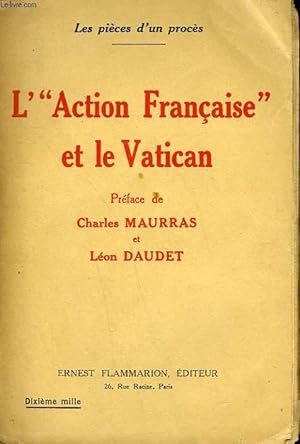 Seller image for L'ACTION FRANCAISE ET LE VATICAN. for sale by Le-Livre