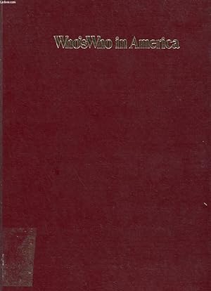 Bild des Verkufers fr WHO'S WHO IN AMERICA - VOLUME 2 zum Verkauf von Le-Livre