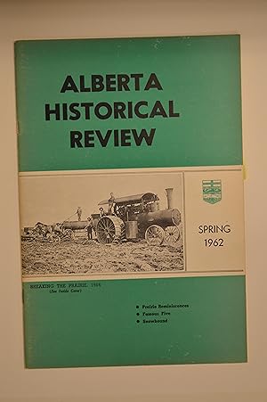 Seller image for 1962--Spring, Vol. 10, #2 (Contributor William English--Snowbound; Una MacLean--Famous Five; John S. Martin--Prairie Reminiscences.) for sale by Burton Lysecki Books, ABAC/ILAB