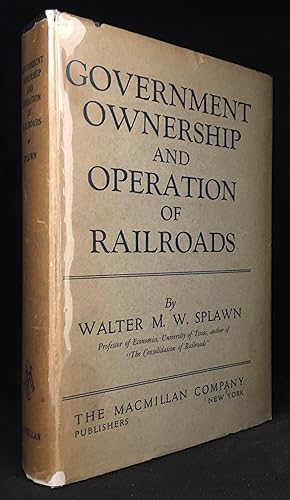 Immagine del venditore per Government Ownership and Operation of Railroads venduto da Burton Lysecki Books, ABAC/ILAB