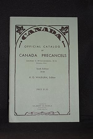 Seller image for Official Catalog of Canada Precancels for sale by Burton Lysecki Books, ABAC/ILAB