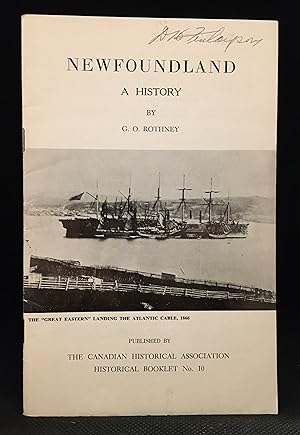 Seller image for Newfoundland; A History (Publisher series: Canadian Historical Association Booklets.) for sale by Burton Lysecki Books, ABAC/ILAB