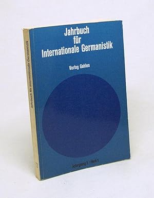 Imagen del vendedor de Jahrbuch fr internationale Germanistik : Jahrgang I - Heft 1 / hrsg. von Hans-Gert Roloff a la venta por Versandantiquariat Buchegger