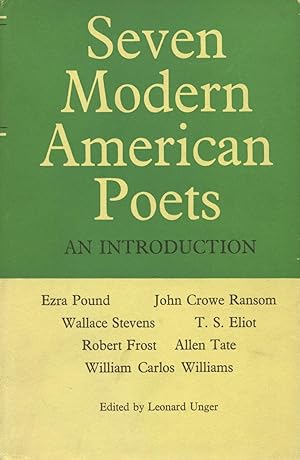 Seller image for Seven Modern American Poets: An Introduction for sale by Kenneth A. Himber