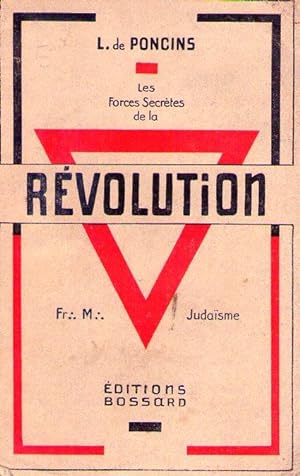 LES FORCES SECRETES DE LA REVOLUTION. F. M. - Judaisme