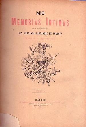 Seller image for MIS MEMORIAS INTIMAS. Tomo I for sale by Buenos Aires Libros