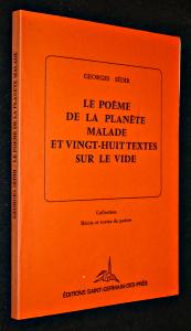Seller image for Le pome de la plante malade et vingt-huit textes sur le vide. for sale by Abraxas-libris