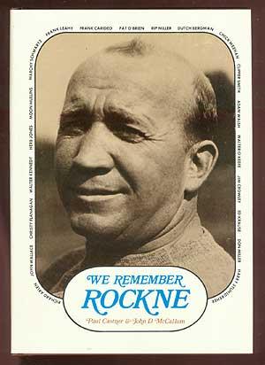 Image du vendeur pour We Remember Rockne mis en vente par Between the Covers-Rare Books, Inc. ABAA