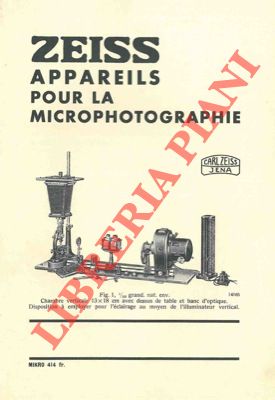 Appareils pour la microphotographie. Catalogo. Mikro 414 fr.