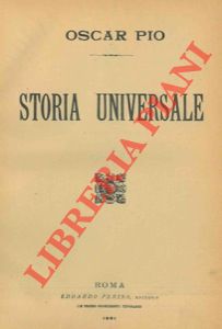 Imagen del vendedor de Storia universale. a la venta por Libreria Piani