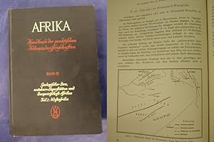 Imagen del vendedor de Afrika - Handbuch der praktischen Kolonialwissenschaften - Band III: Der geologische Bau - Die nutzbaren Lagersttten und Die Bergwirtschaft Afrikas - Teil 2: Westafrika a la venta por Buchantiquariat Uwe Sticht, Einzelunter.