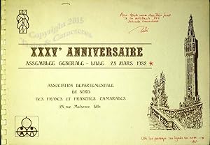 Association départementale des francs et franches camarades. 35 ème anniversaire.